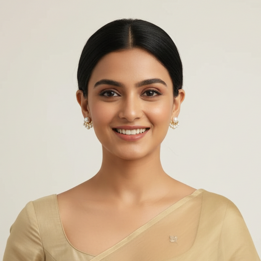 Star And Pearl Earrings