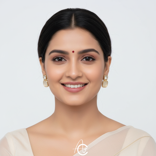 Semi Precious Stone Earrings