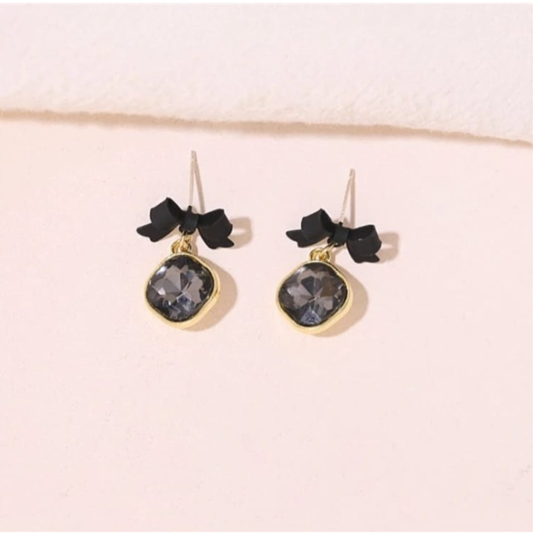 Bling Bow Earrings
