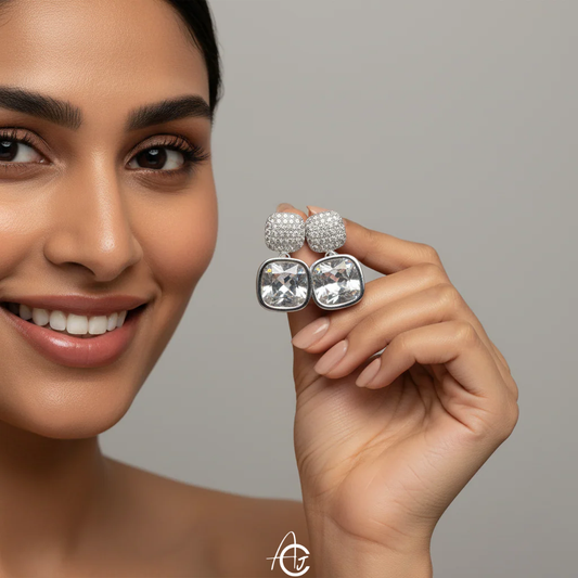 Bling Statement Crystal Earrings