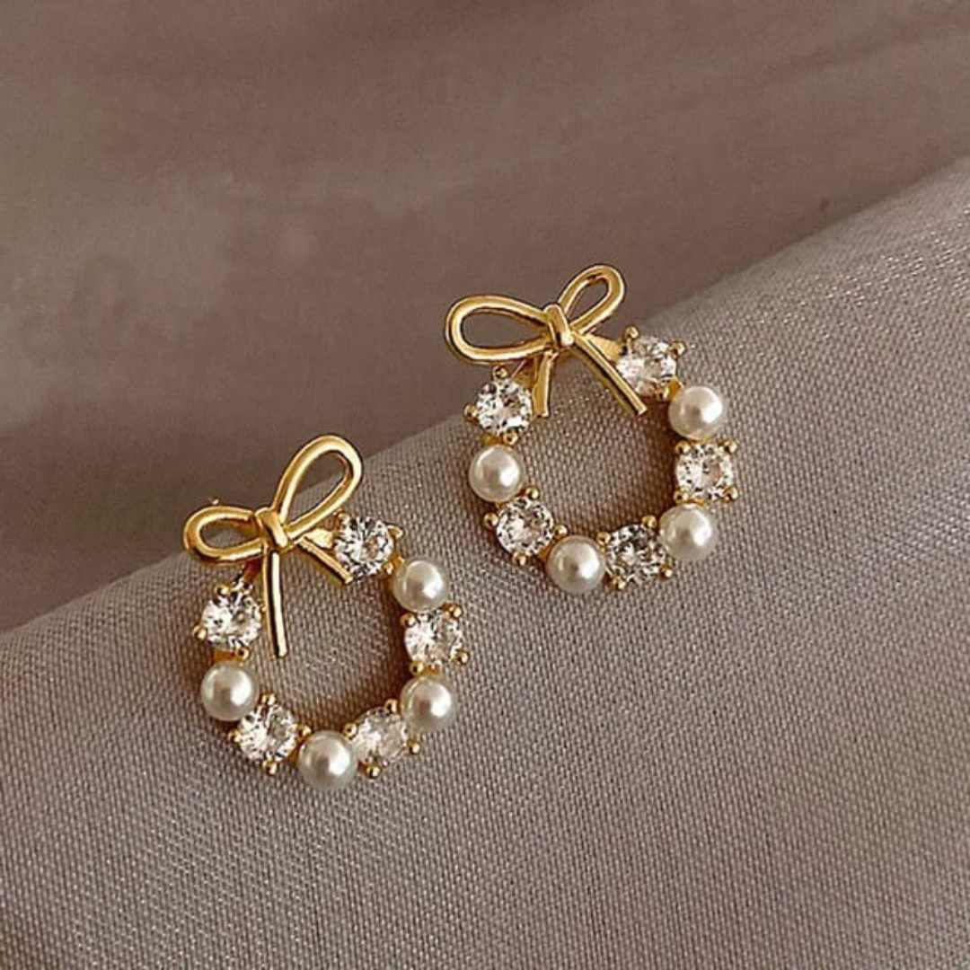 Bling Bow Earrings