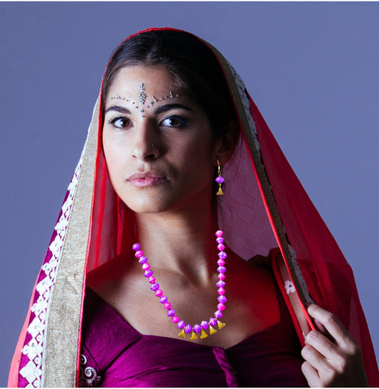 Beads Necklace Set : Handmade