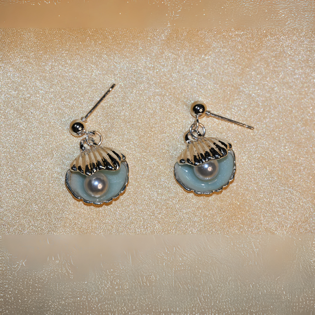 Pearl And Shell Earrings