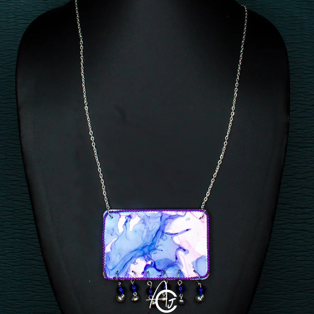 Fluid Necklace : Handmade