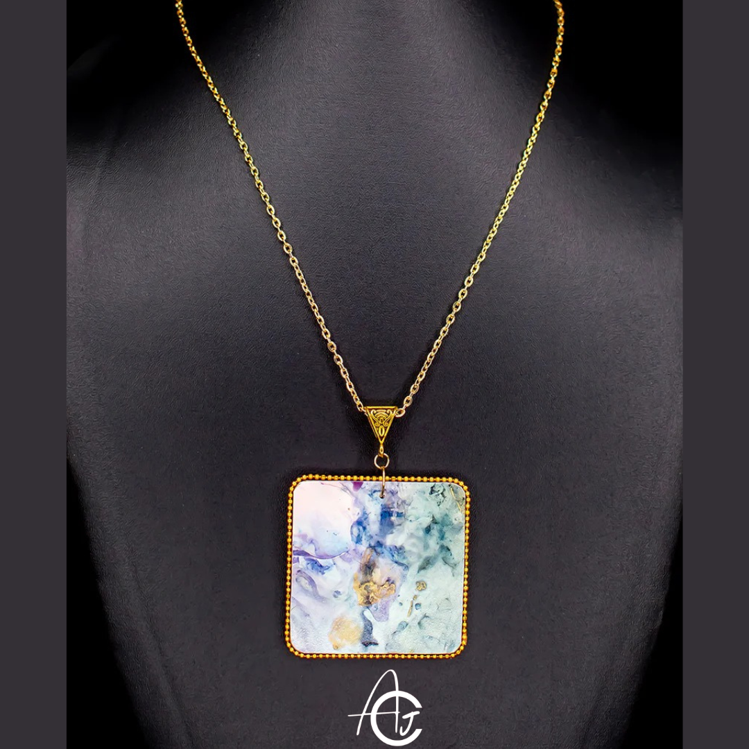 Fluid Necklace : Handmade