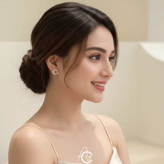 Bling Pearl Earrings