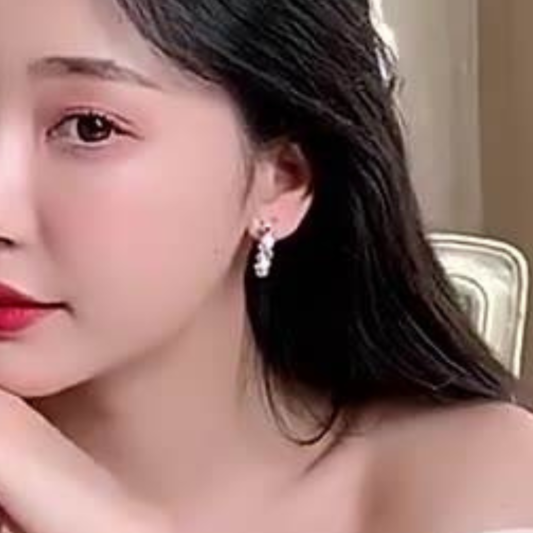 Crystal Statement Hoop Earrings