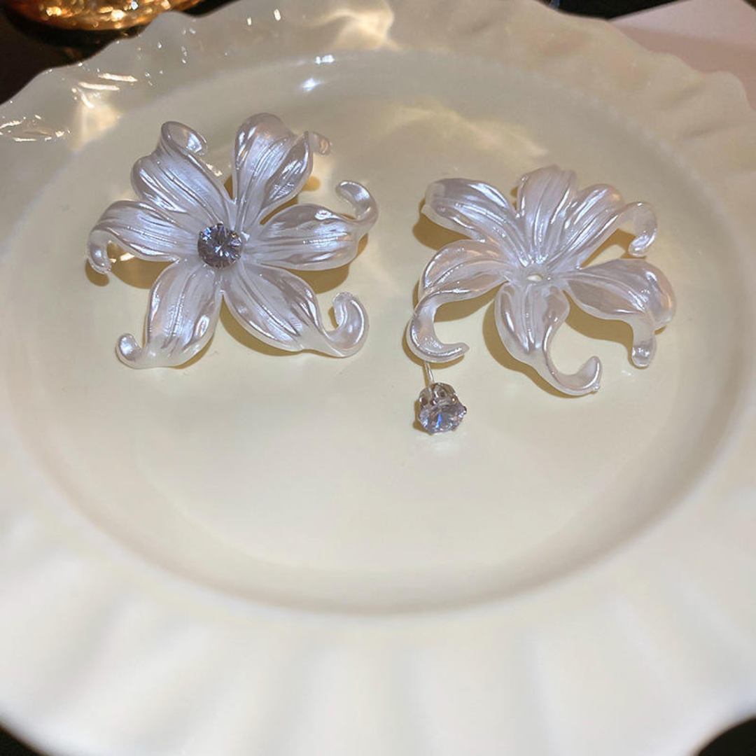 Flower Big Earrings