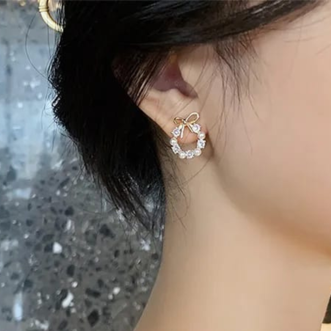 Bling Bow Earrings