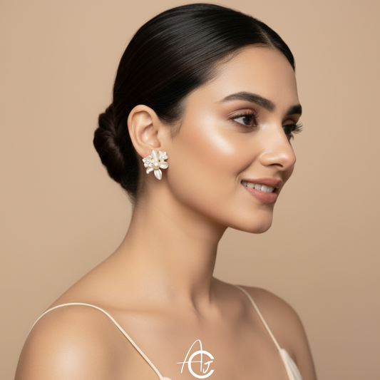 Flower Bling Earrings