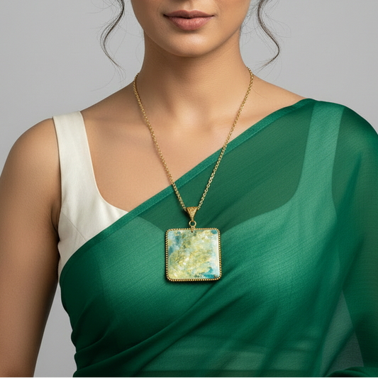 Fluid Necklace : Handmade