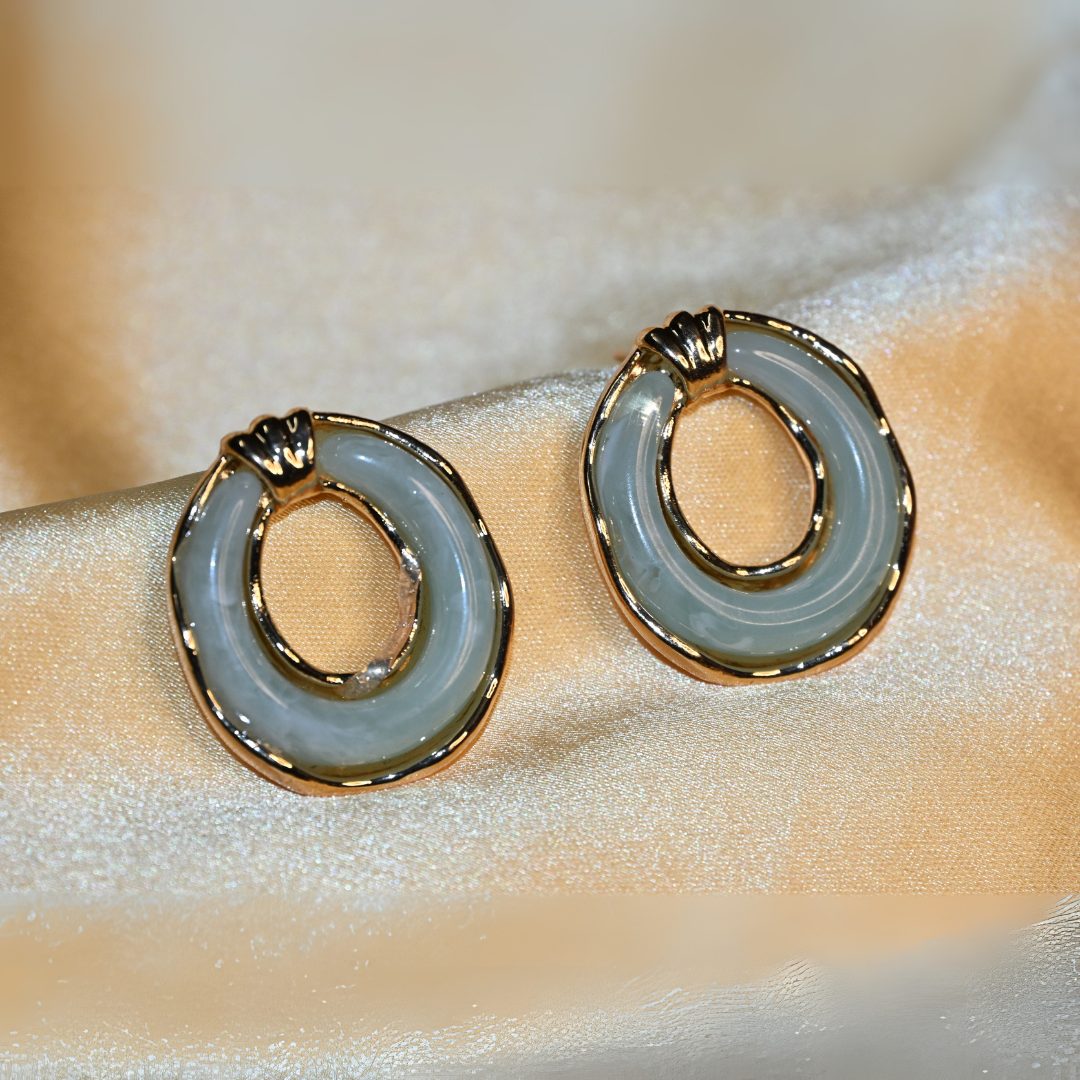 Semi Precious Stone Earrings