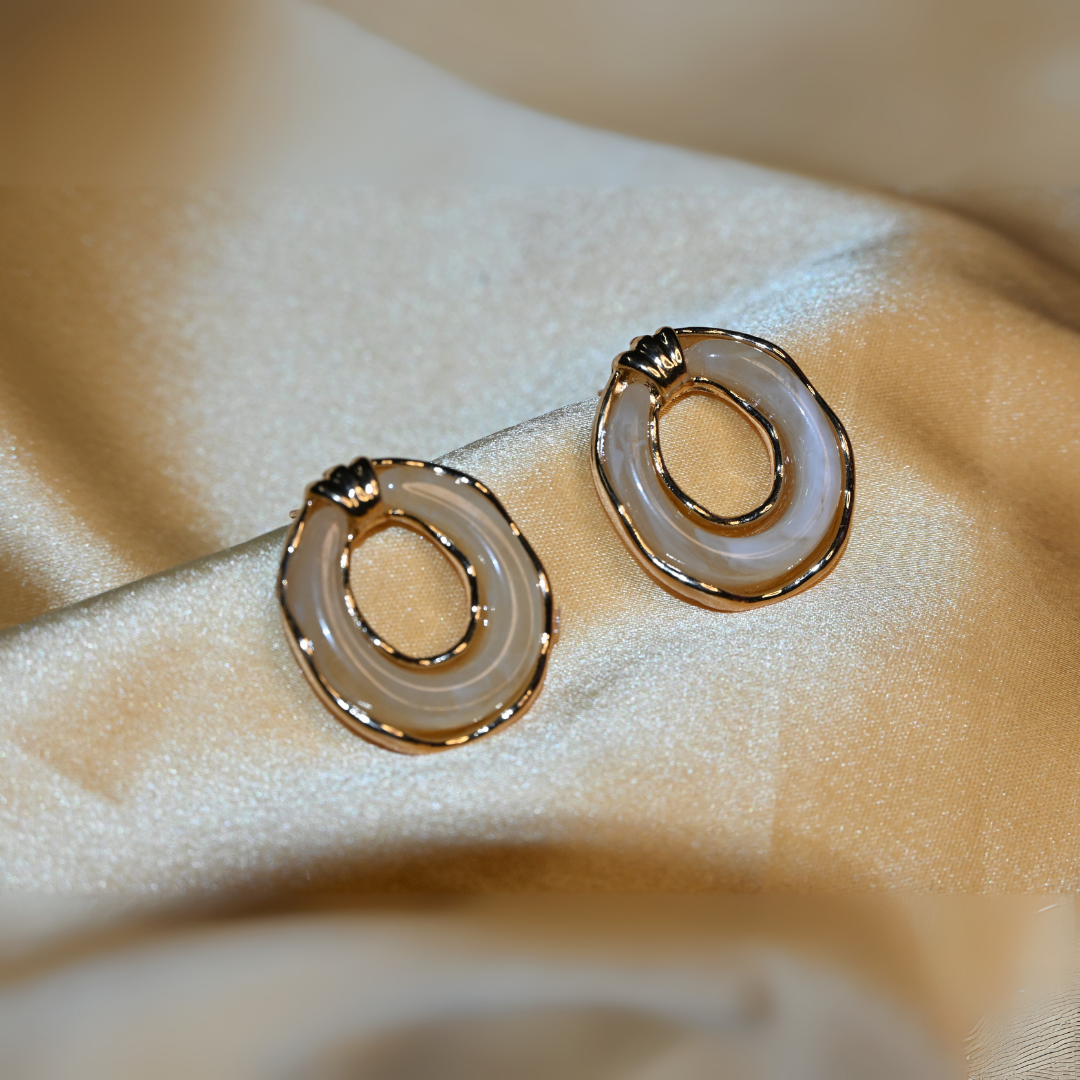 Semi Precious Stone Earrings