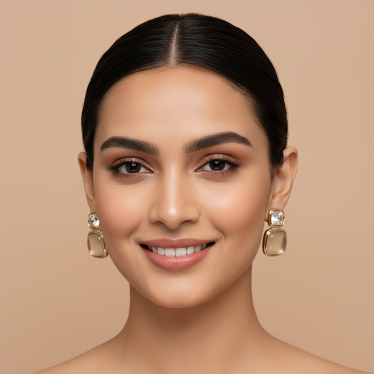 Semi Precious Stone Earrings