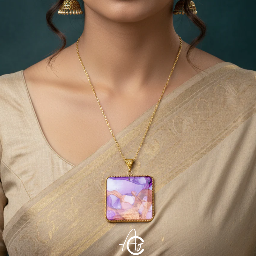 Fluid Necklace : Handmade