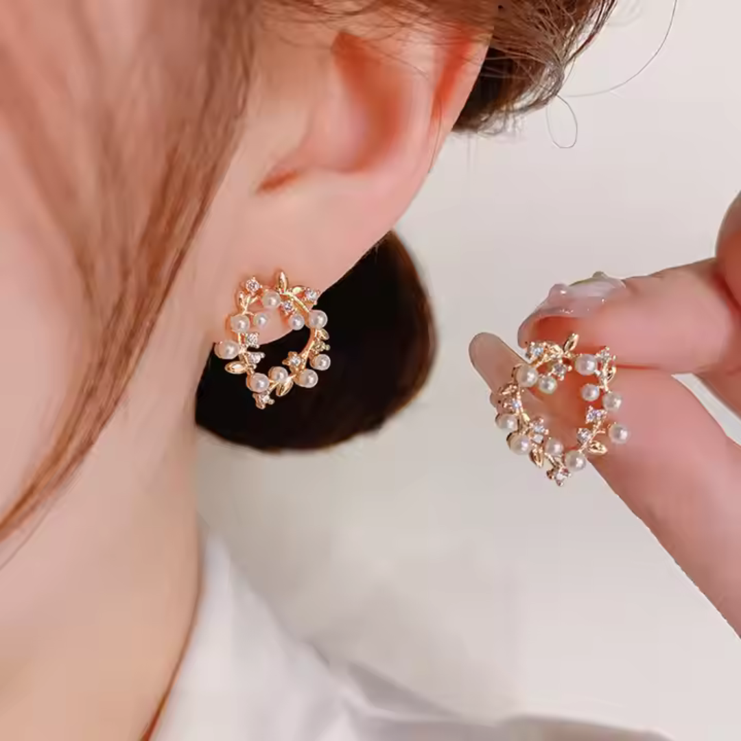 korean style earrings,korean fashion earrings,fancy stylish earrings,new trendy jewellery,inexpensive fashion jewelry,korean earrings,trending earrings designs,Pearl Earrings, Pearl Necklace