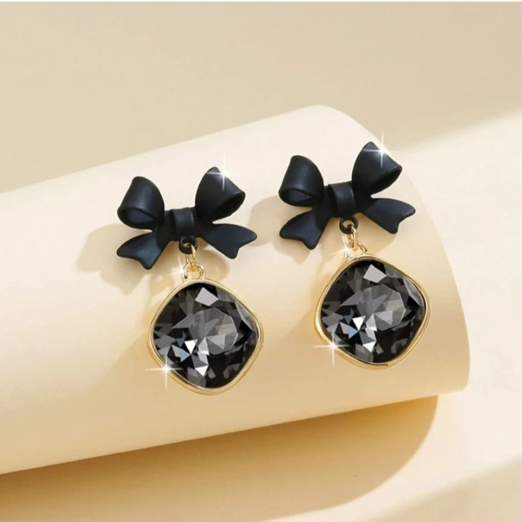 Bling Bow Earrings