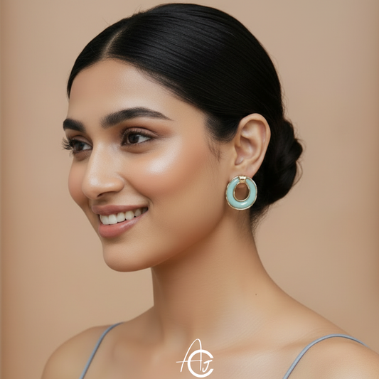 Semi Precious Stone Earrings