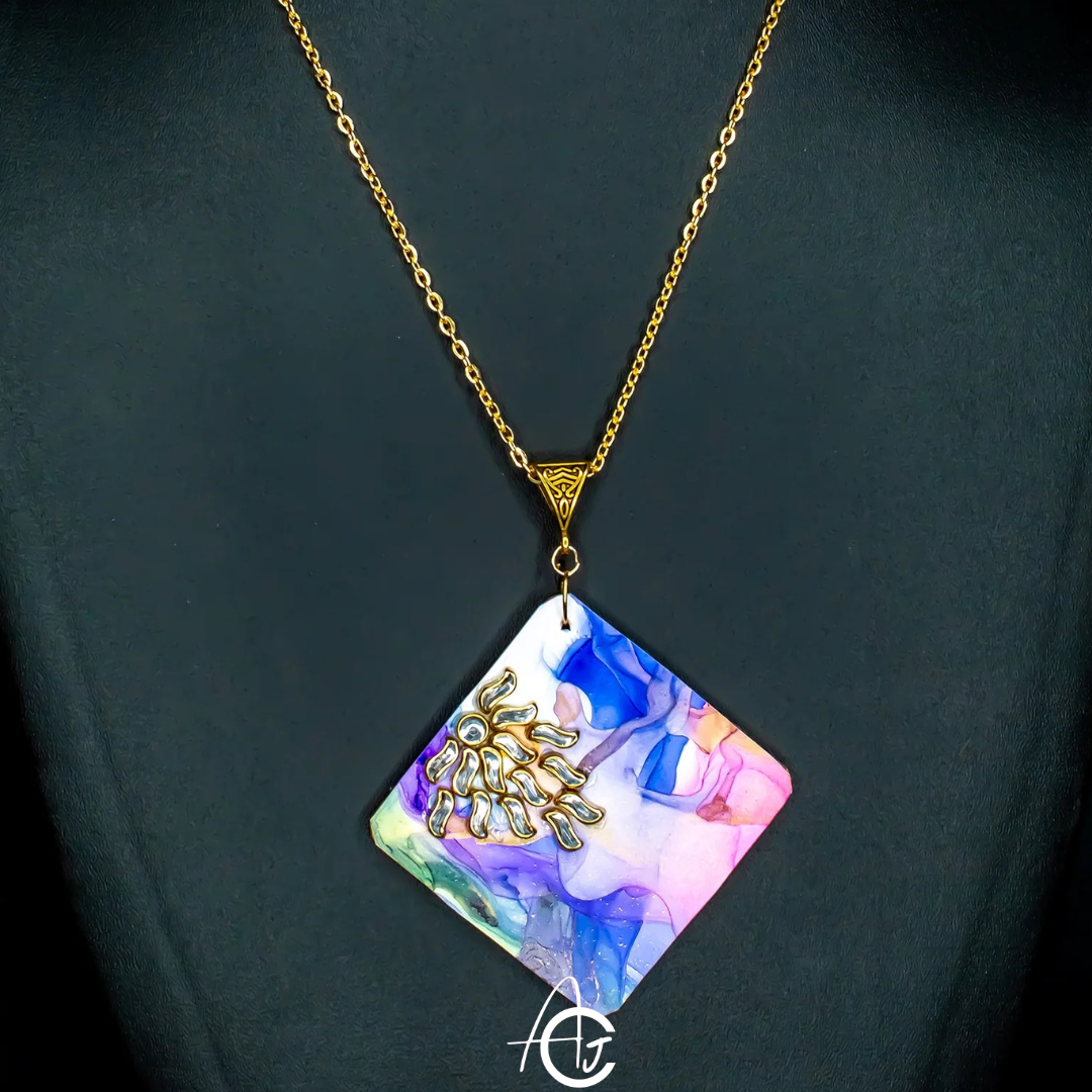 Fluid Chain Necklace : Handmade