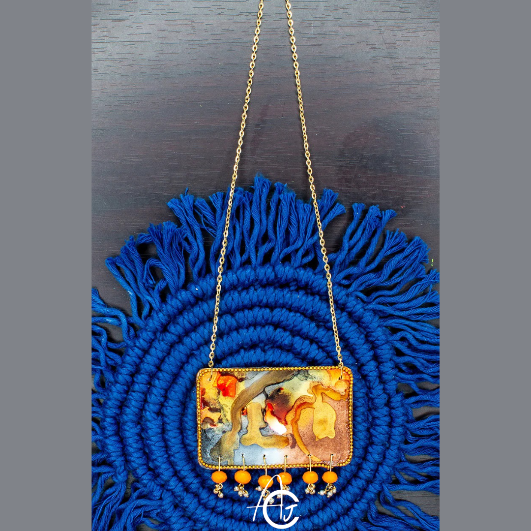 Fluid Necklace : Handmade