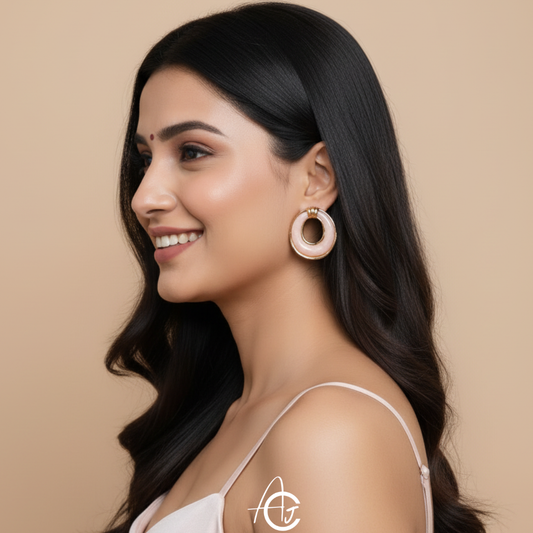 Semi Precious Stone Earrings