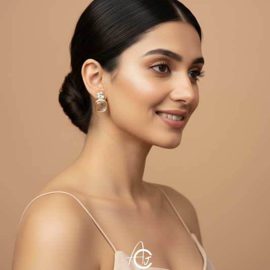 Semi Precious Stone Earrings