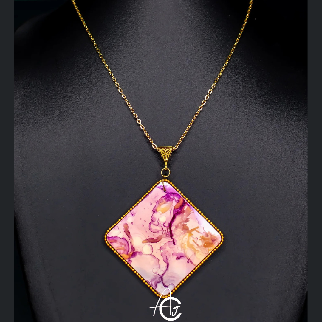 Fluid Necklace : Handmade