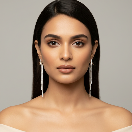 Bling Long Chain Earrings