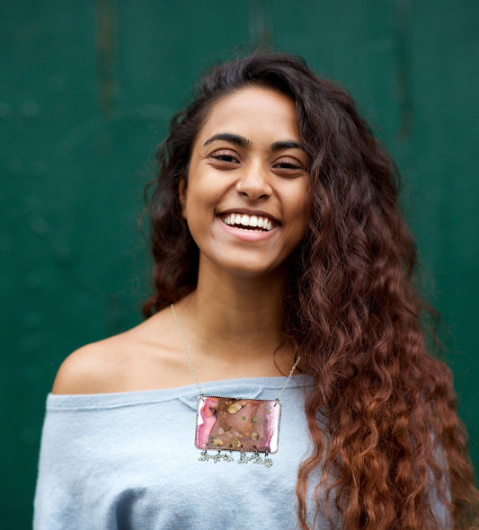 Fluid Necklace : Handmade