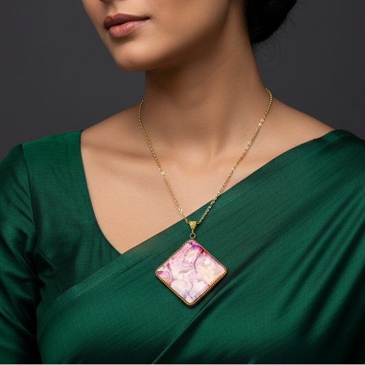 Fluid Necklace : Handmade