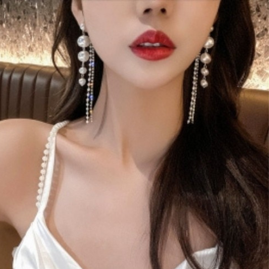 korean style earrings,korean fashion earrings,fancy stylish earrings,new trendy jewellery,inexpensive fashion jewelry,korean earrings,trending earrings designs,Pearl Earrings, Pearl Necklace