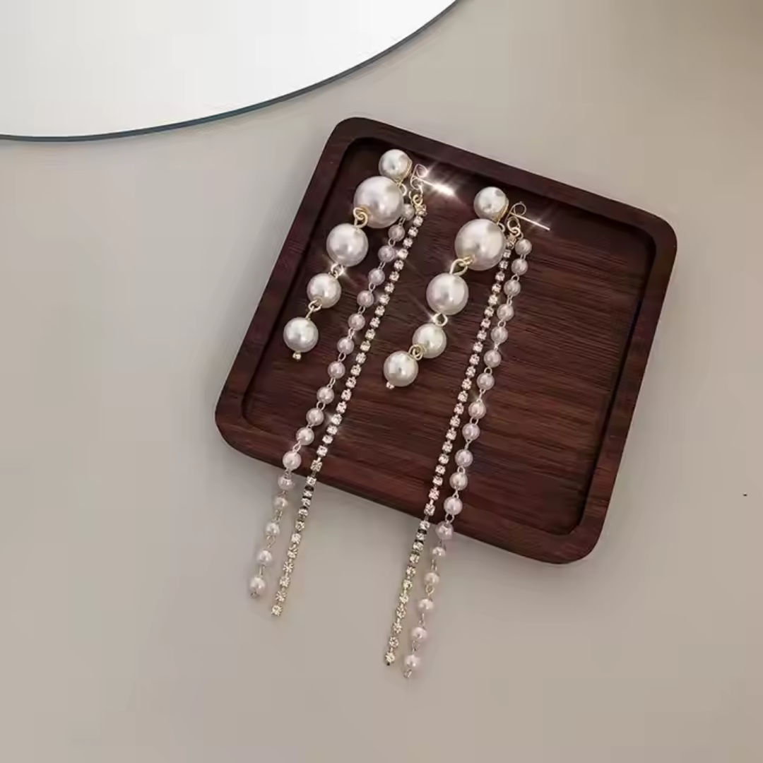 korean style earrings,korean fashion earrings,fancy stylish earrings,new trendy jewellery,inexpensive fashion jewelry,korean earrings,trending earrings designs,Pearl Earrings, Pearl Necklace