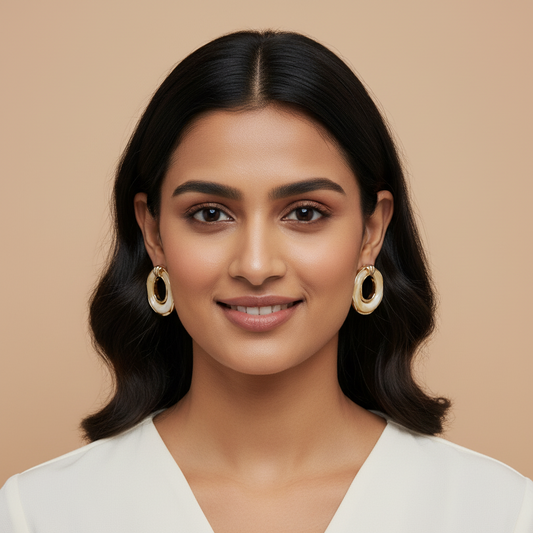 Semi Precious Stone Earrings