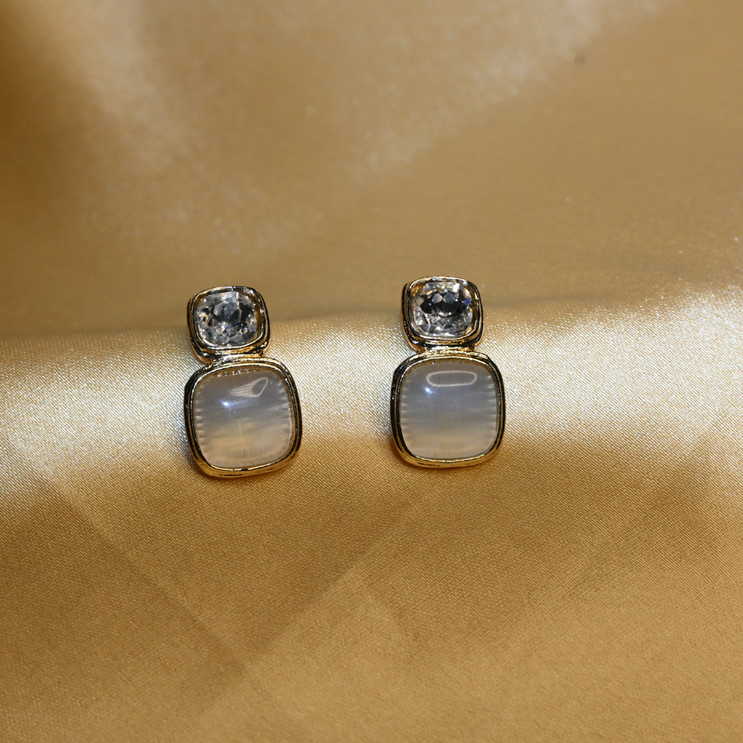 Semi Precious Stone Earrings