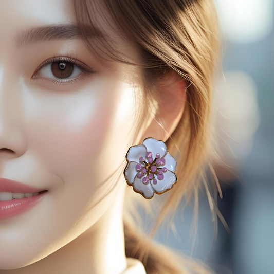 Flower Bling Earrings