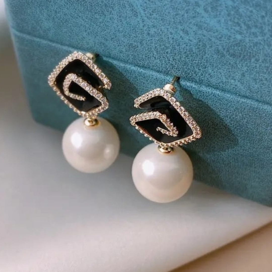 korean style earrings,korean fashion earrings,fancy stylish earrings,new trendy jewellery,inexpensive fashion jewelry,korean earrings,trending earrings designs,Pearl Earrings, Pearl Necklace