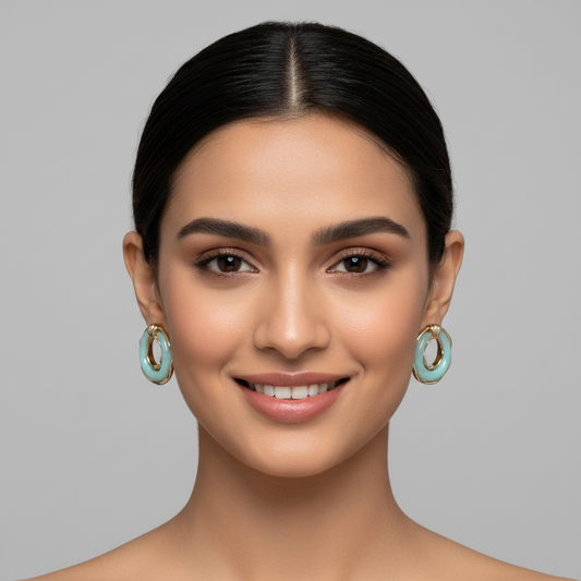 Semi Precious Stone Earrings