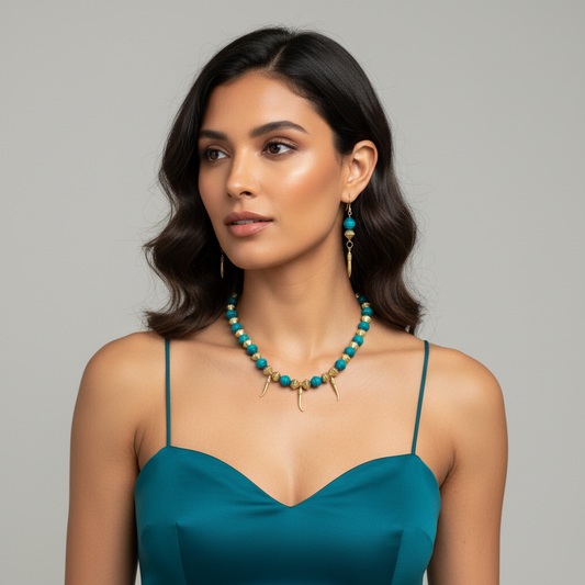 Beads Necklace Set : Handmade