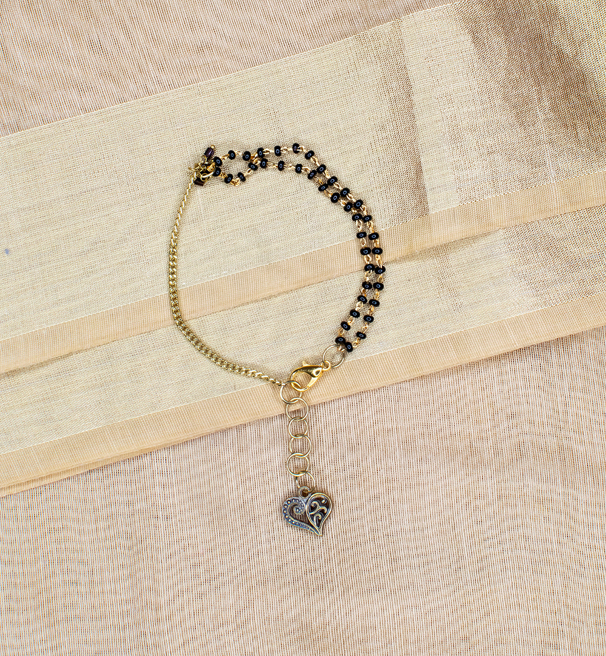 Raveena Mangalsutra Bracelet : Handmade