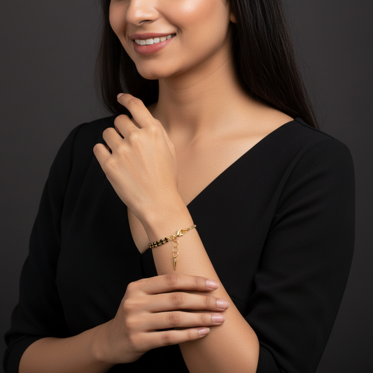 Roshni Mangalsutra Bracelet : Handmade