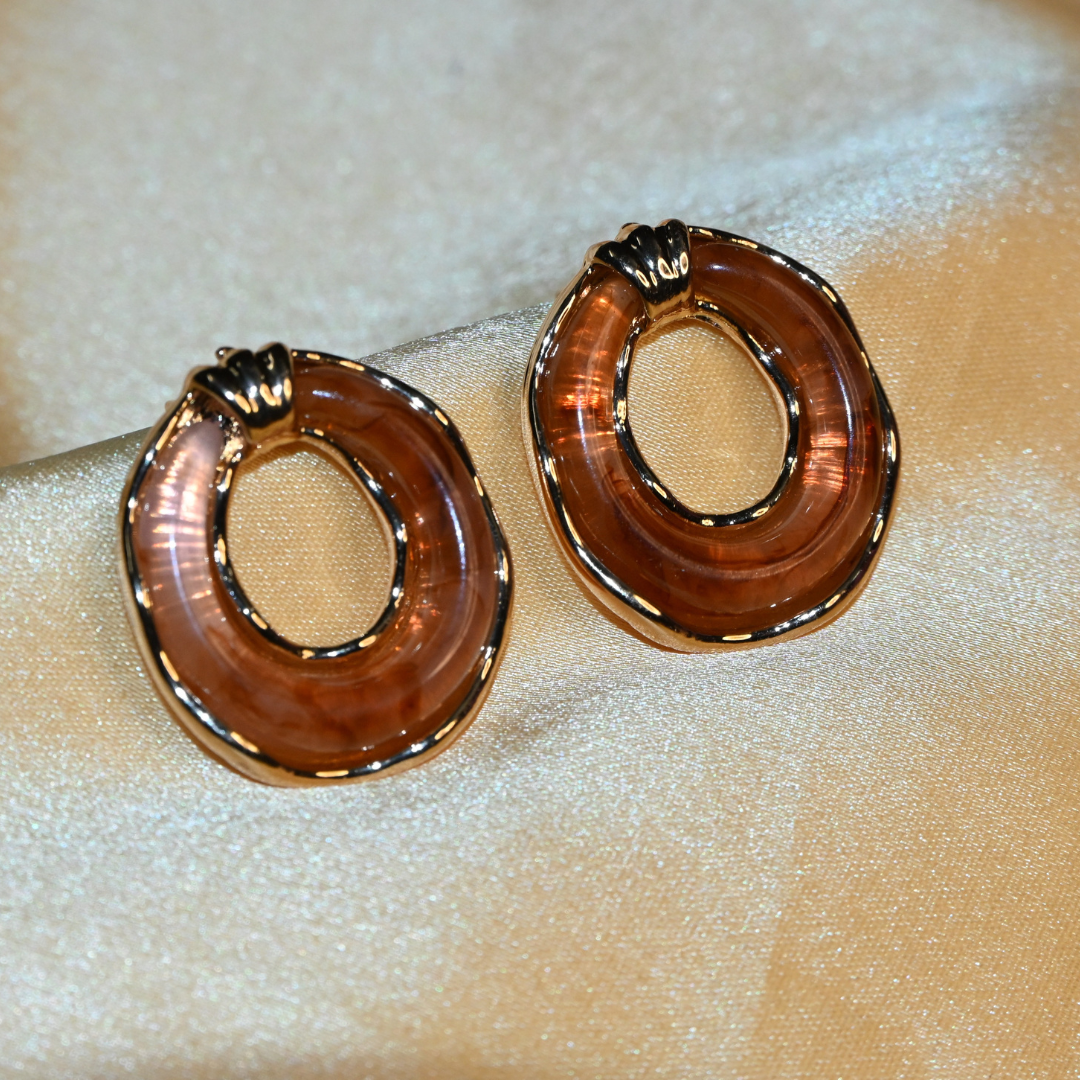 Semi Precious Stone Earrings