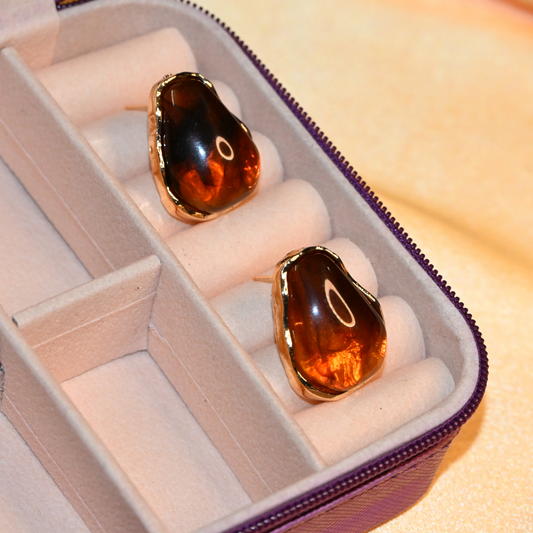 Semi Precious Stone Earrings