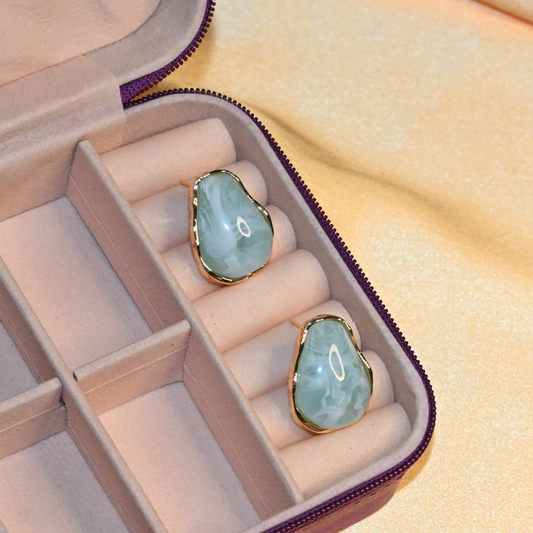 Semi Precious Stone Earrings