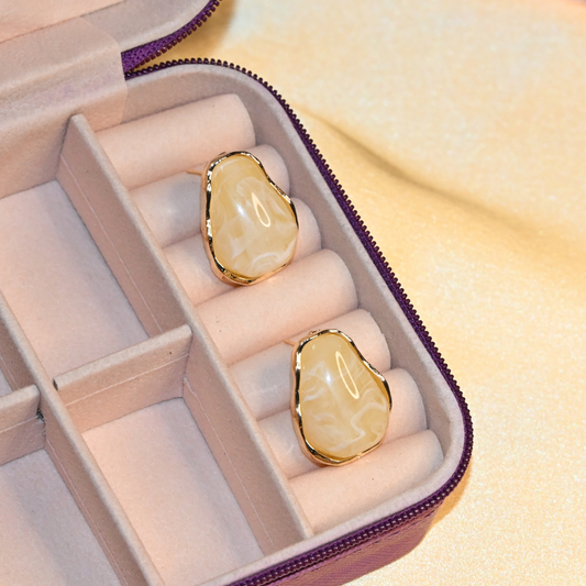 Semi Precious Stone Earrings