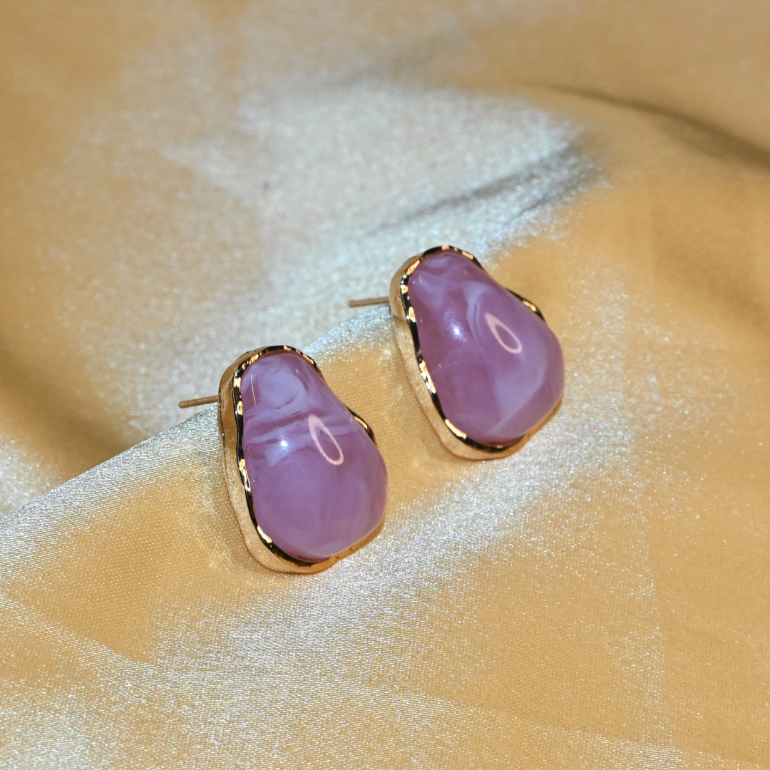 Semi Precious Stone Earrings