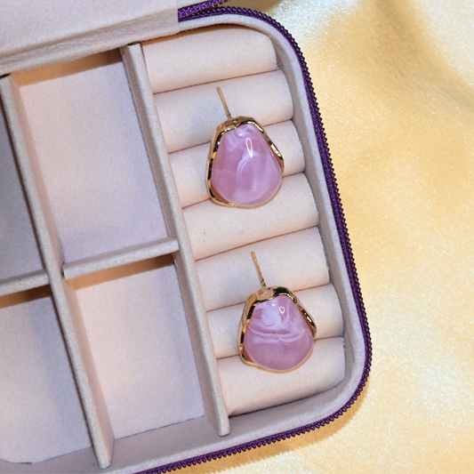 Semi Precious Stone Earrings