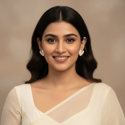 Shiney Heart Earrings