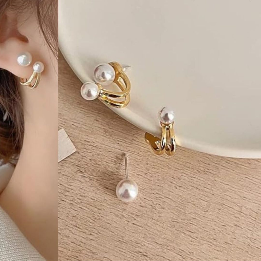 korean style earrings,korean fashion earrings,fancy stylish earrings,new trendy jewellery,inexpensive fashion jewelry,korean earrings,trending earrings designs,Pearl Earrings, Pearl Necklace