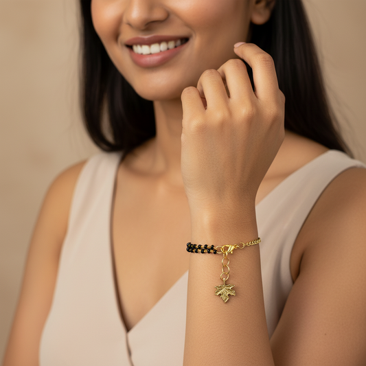 Vaishvi Mangalsutra Bracelet : Handmade