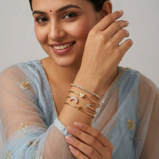 Golden Layered Bracelet